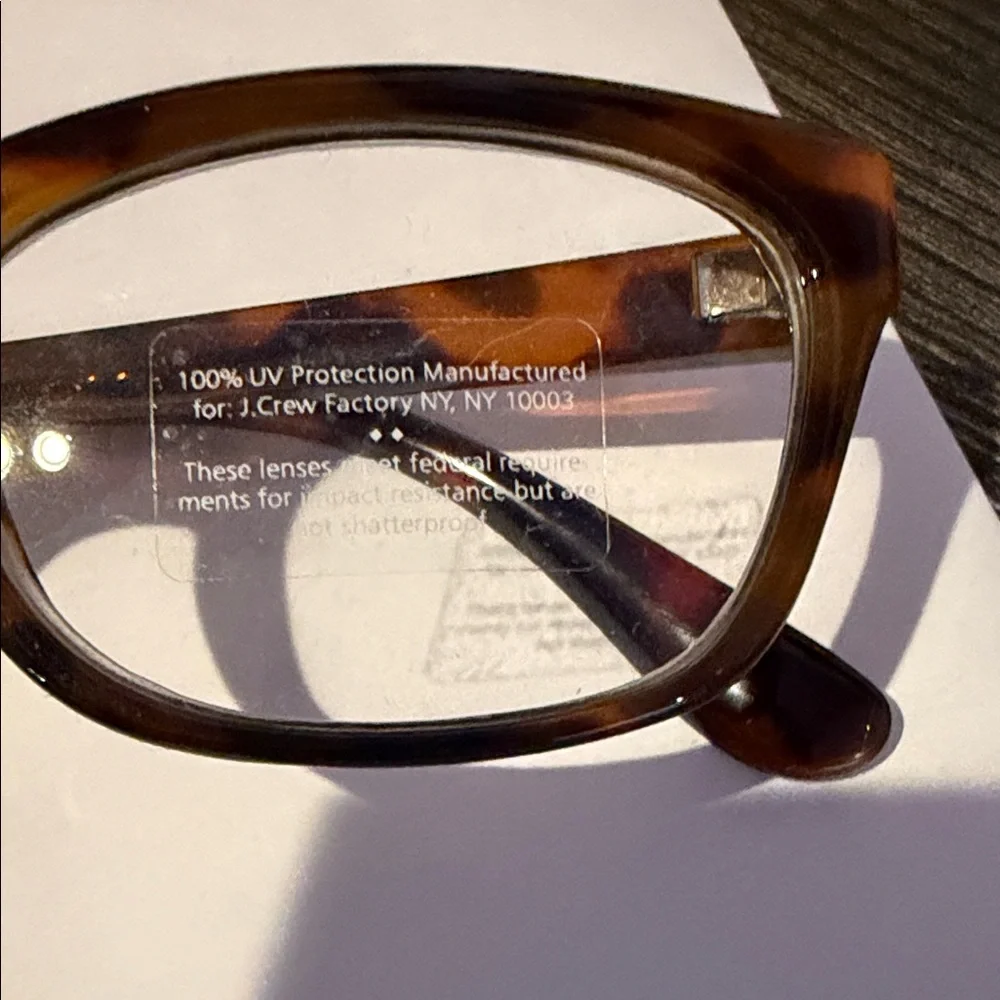 J. Crew Brown Tortoise Eyeglasses - Picture 7 of 7